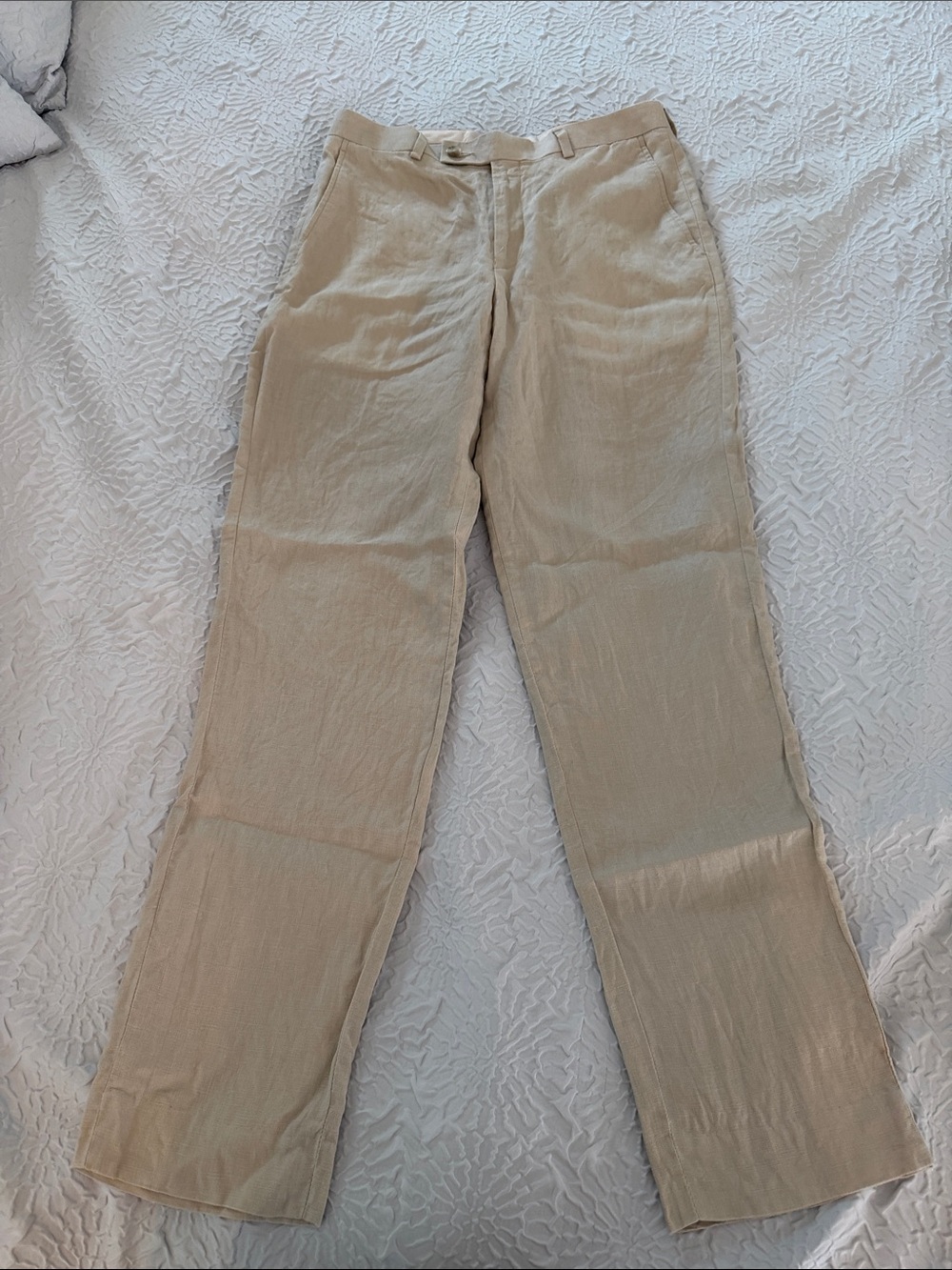 Class Club Beige Straight-Leg Kids Pants